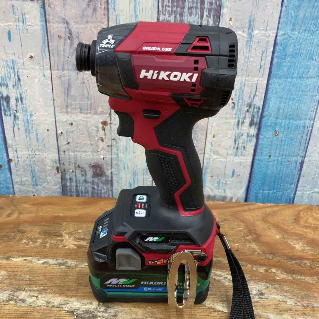 ★ハイコーキ(HIKOKI ※旧:日立工機) コードレスインパクトドライバ スコーピオンレッド WH36DD(2XHRSZ)【柏店】