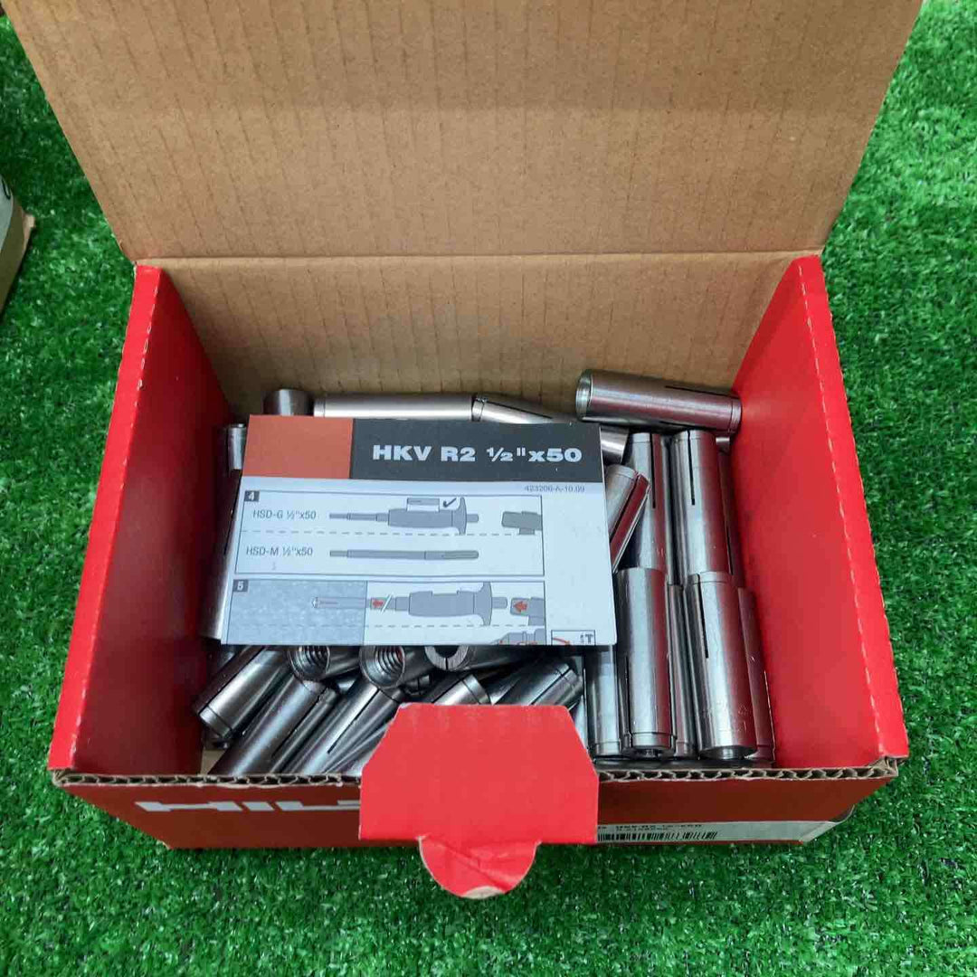 HILTI/ヒルティ 内部コーン打ち込み式金属系アンカー HKV-R2 八箱セット 一箱50本入り 合計400本【川越店】