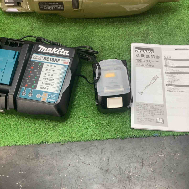 【未使用品(店頭展示品)】マキタ(makita) コードレスクリーナー CL284FDRFO 吸込み仕事率	高機能フィルタEX	パワフル：125W【川越店】