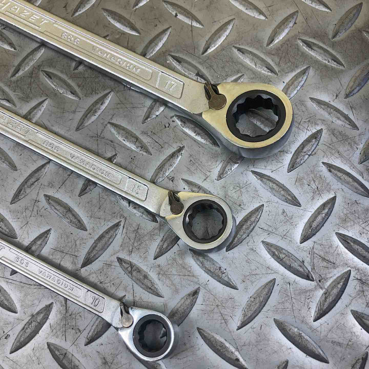 HAZET 606 ギアラチェットレンチ 17/13/10 3本セット