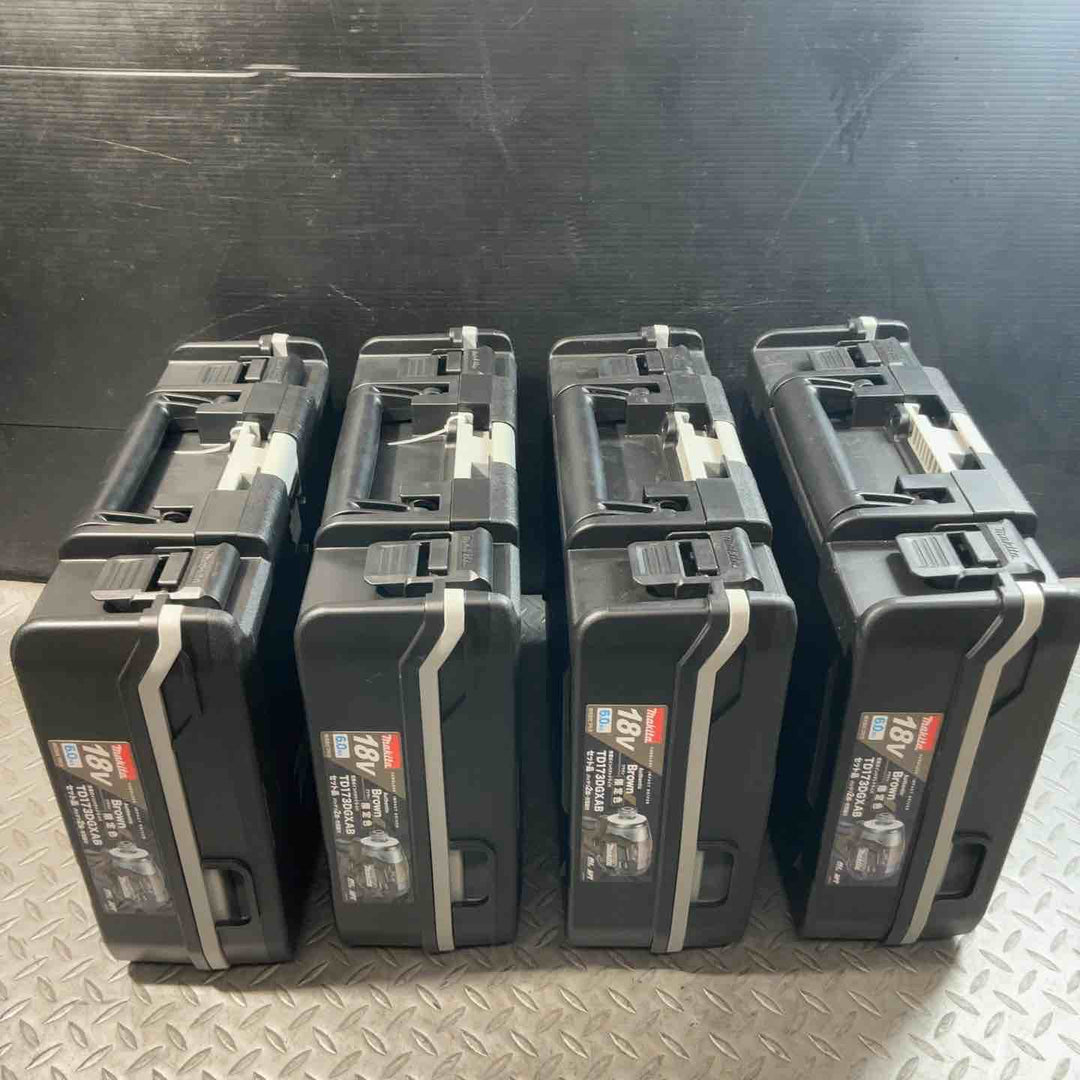 ★マキタ(makita) コードレスインパクトドライバー TD173DGXAB 4台セット まとめ売り ブラウン 純正 18V【草加店】