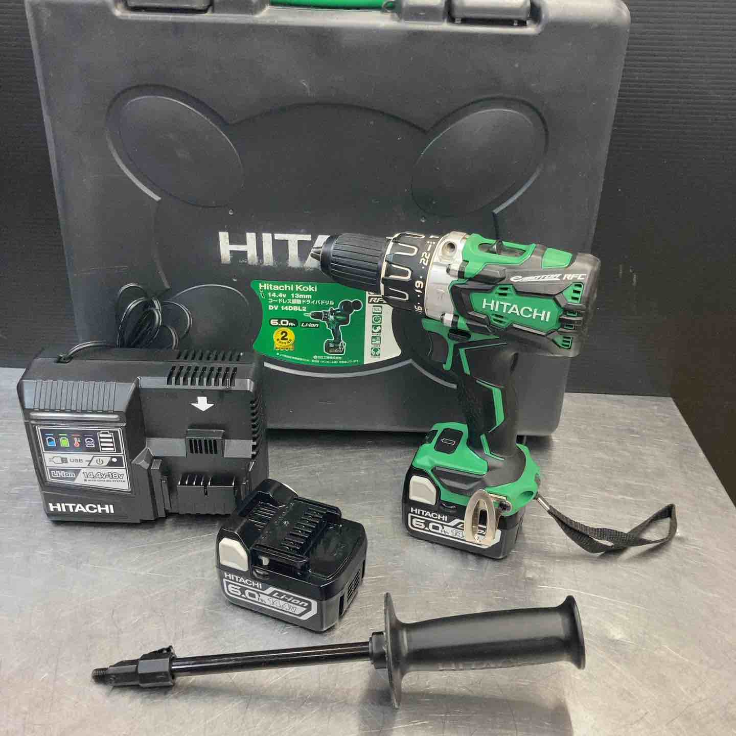 中古 日立工機 14.4Vコードレスドライバドリル DS14DBL2 本体
