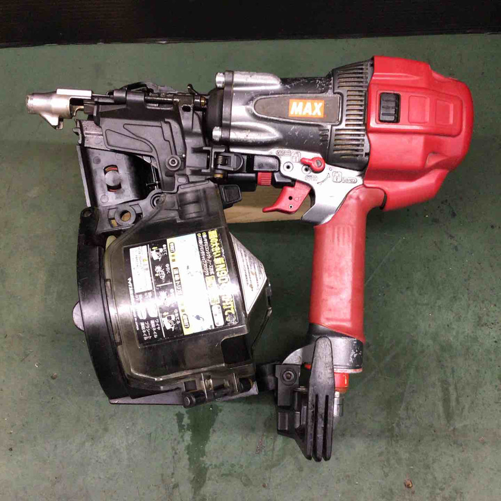 MAX HN-90N3 高圧釘打ち機【リライズ野田愛宕店】【管理番号：2400010100147】【中古】 MAX HN-90N3 高圧エア釘打ち機【リライズ野田愛宕店】【中古】管理番号