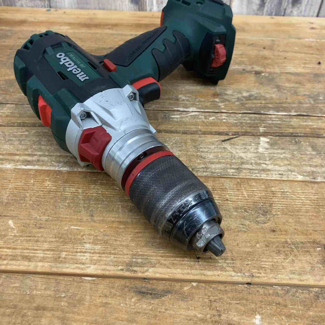 【超お得】 【中古品】 metabo メタボ (日立工機：ハイコーキ) SB18LTXBLI 18V 振動ドリルドライバー バッテリー6個付属 ドイツ製 DIY 【東大和店】