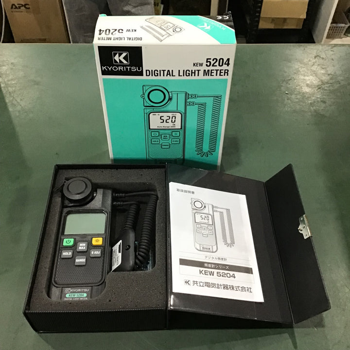 ◇共立電気計器 デジタル照度計 KEW 5204【川口店】