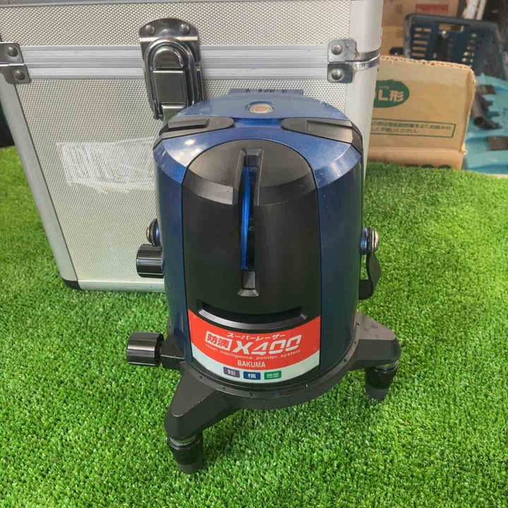 ◇バクマ 水平/垂直ラインレーザー墨出し器 X400【草加店】