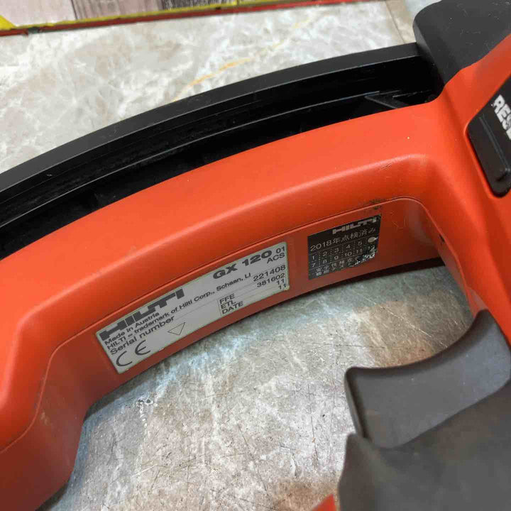 ◇ヒルティ(HILTI) ガス式鋲打機 GX120【八潮店】
