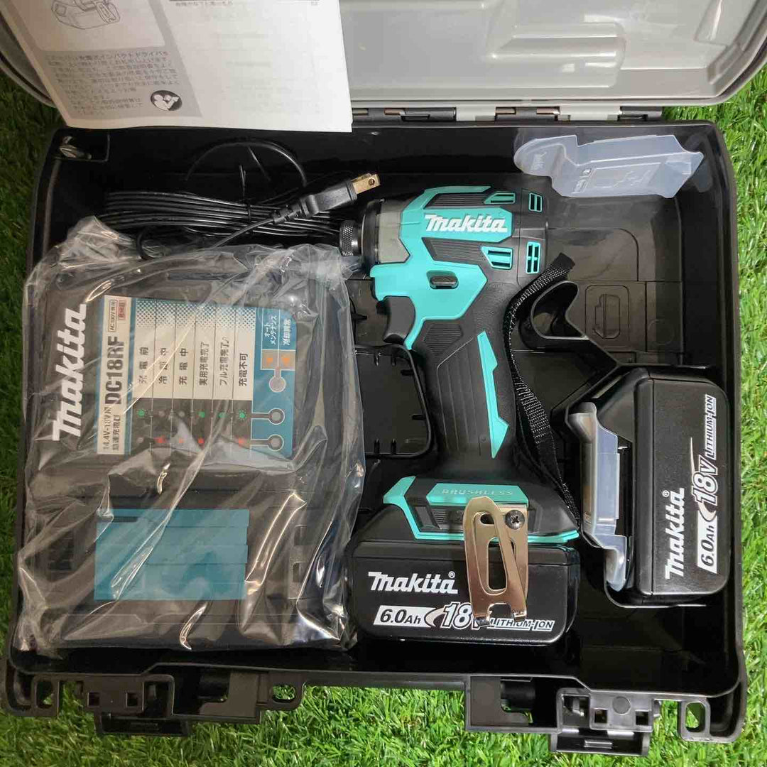 ★マキタ(makita) 18Vコードレスインパクトドライバ TD173DGXTB ターコイズブルー【戸田店】