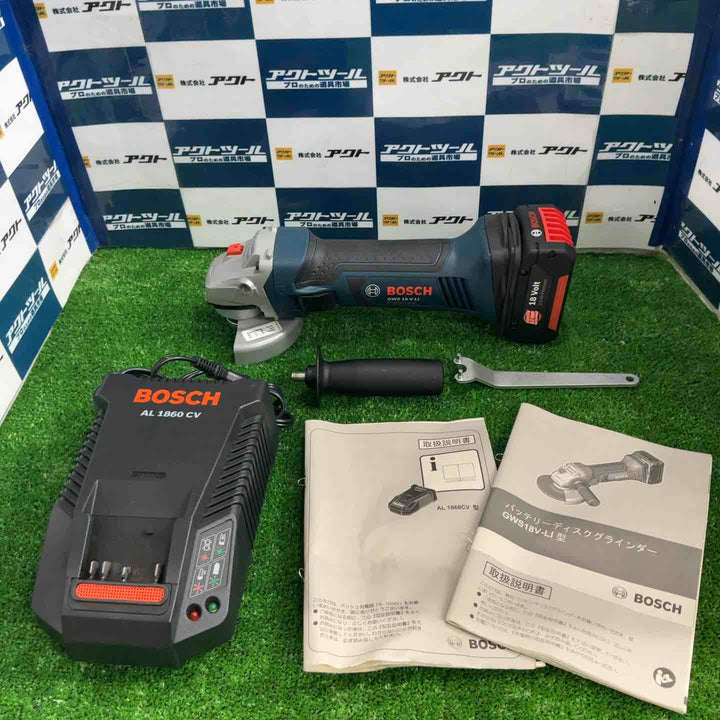◇BOSCH(ボッシュ) 18Vバッテリーディスクグラインダー GWS18V-LI【草加店】
