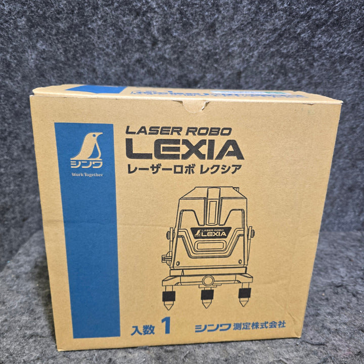 【特別特価！未使用品】シンワ測定(Shinwa Sokutei) グリーンレーザー墨出し器 LASER ROBO LEXIA レーザーロボ LEXIA31 70843【桶川店】