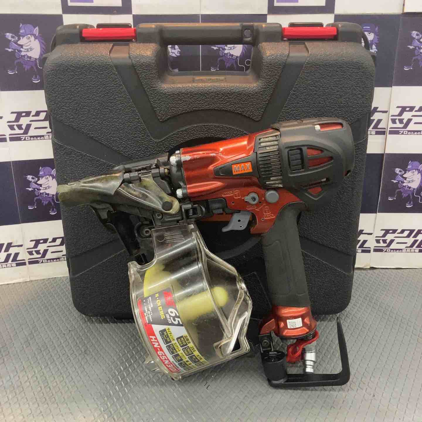 【中古品】マックス(MAX) 高圧エア釘打ち機 HN-65N3(D)-R【所沢店】 中古品】マックス(MAX) 高圧エア釘打ち機 HN-65N3(D)-R【所沢店