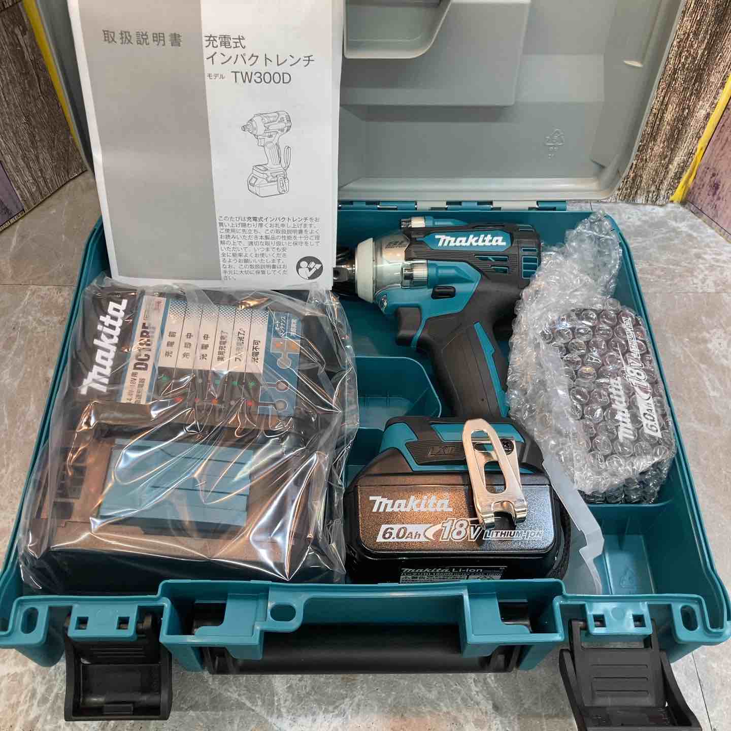 新品未使用!マキタ 18V インパクトレンチ TW300DRGX フルセット