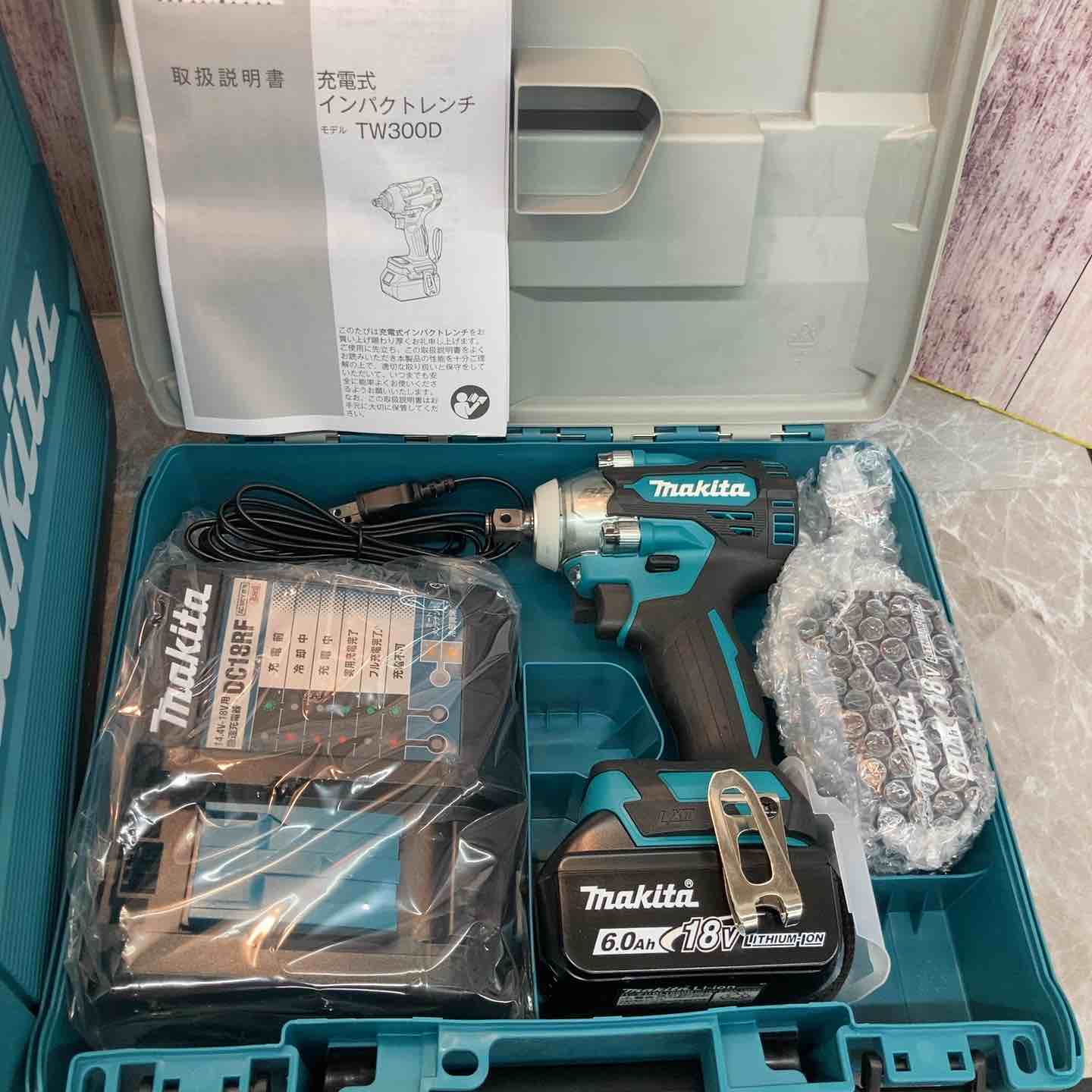マキタ(makita) 18V コードレスインパクトレンチ TW300DRGX 4台セット