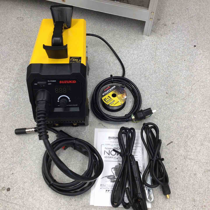 【中古品】◇SUZUKID スズキッド 100V インバータノンガス 半自動溶接機 SAYI-80N 中古ワイヤ付【八潮店】