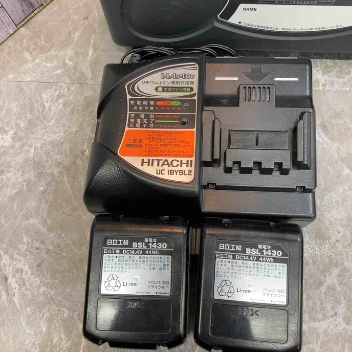 ◇ハイコーキ(HIKOKI ※旧:日立工機) コードレスインパクトドライバ ストロングブラック WH14DSL(2SLCK)(B)【八潮店】
