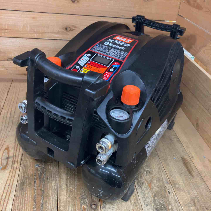 【動作良好】★マックス(MAX) エアコンプレッサー AK-HH1270E2_ブラック【所沢店】