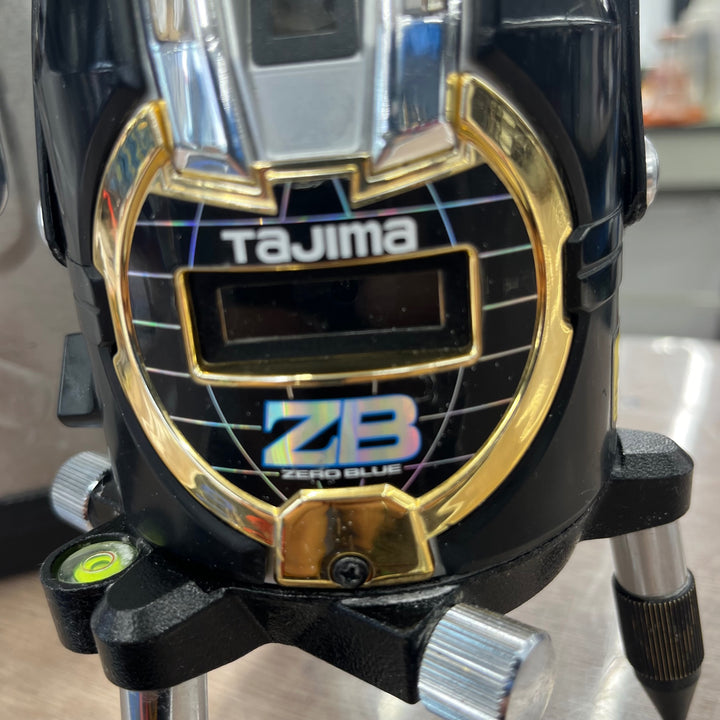 〇タジマ(TAJIMA)  レーザー墨出し器 矩十字・横 ZEROB-KJY ブルーグリーン ZERO BLUE-KJY ガラス擦れ痕有 【越谷店】