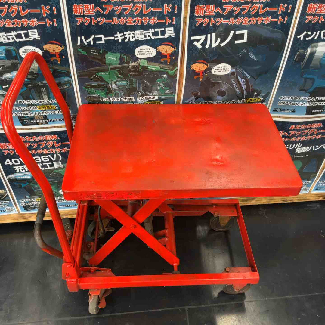 【中古品】 TRUSCO(トラスコ) ハンドリフター 120kg 折りたたみ式350×570 HLF-S120【藤沢店】