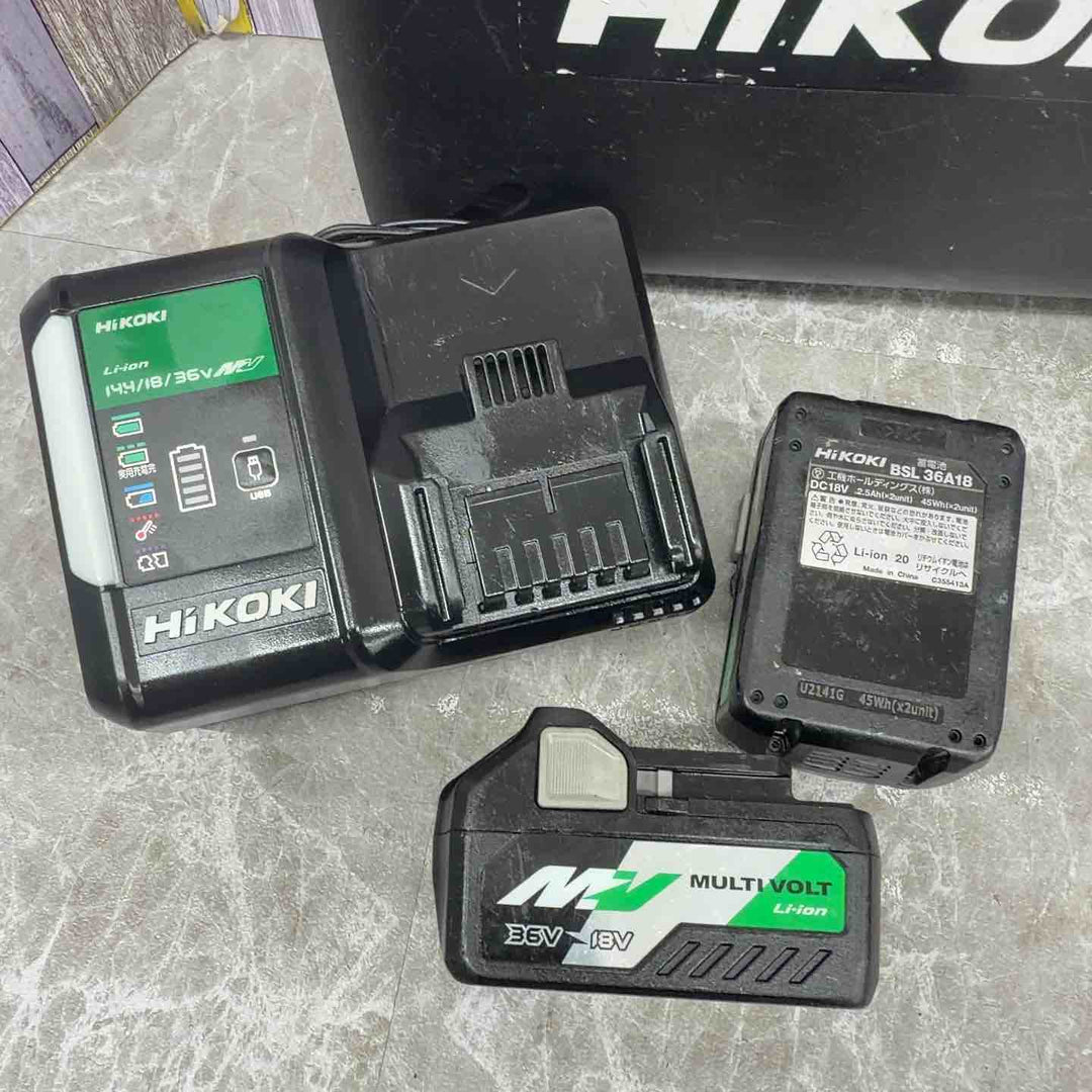 ★ハイコーキ(HIKOKI ※旧:日立工機) コードレスソフトインパクトドライバー WHP18DBL(2LXPK)【八潮店】