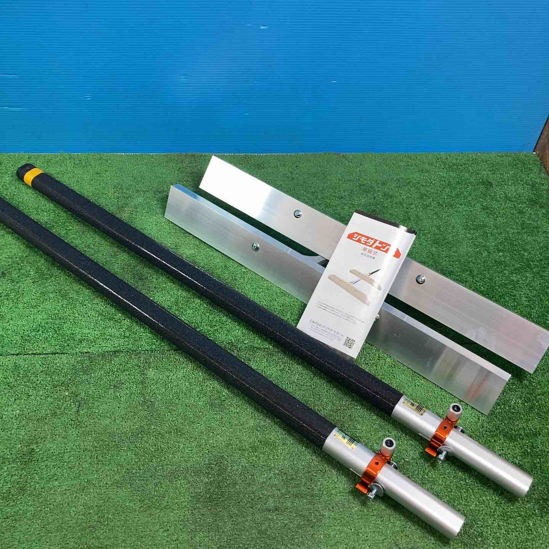 シモダ トンボ 伸縮式 60cm アルミ引板 レーキ【岩槻店】