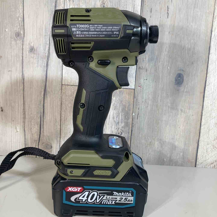★マキタ(makita) コードレスインパクトドライバー TD002GRDXO ケースに汚れあり【戸田店】