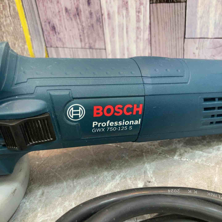 ☆ボッシュ(BOSCH) 125mmディスクグラインダー GWX750-125S【八潮店】