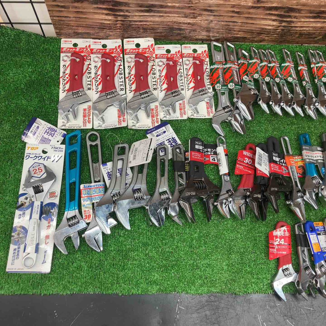 モンキーレンチ80個まとめ売り 格安☆ ロブスター スーパーツール TOP 様々 サイズ 複数 軽量 薄型 ショート 様々【川越店】