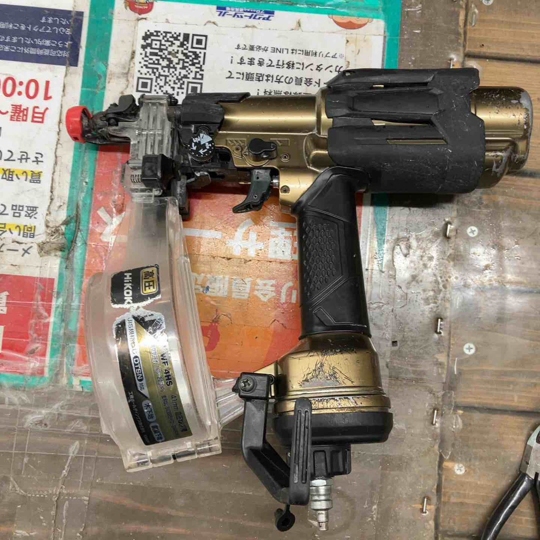 ★ハイコーキ(HIKOKI ※旧:日立工機) 高圧エアネジ打ち機 WF4HS【戸田店】