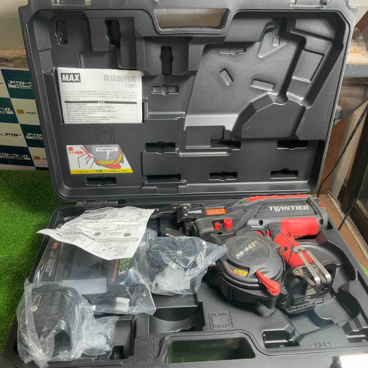 ★マックス(MAX) 鉄筋結束機 ツインタイア RB-442T-B2C/1450A【草加店】