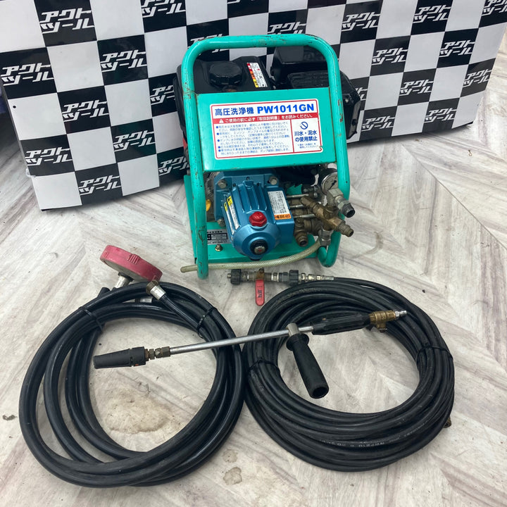 【店頭受取り限定】◇K TOOL エンジン高圧洗浄機 PW1011GN【越谷店】