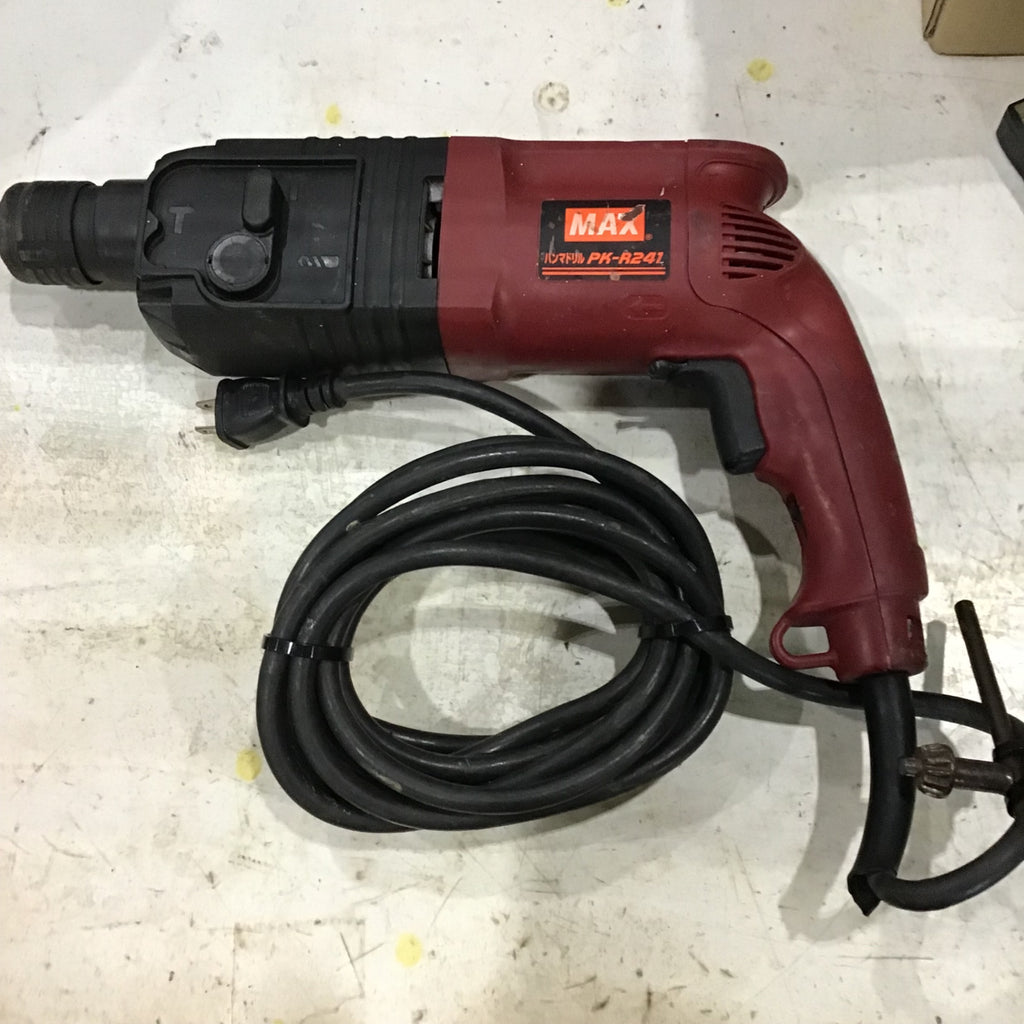 MAX マックス 100V 13mm ハンマドリル SDSプラス ケース付 PK-R241 中古 【工具専門店 テイクハンズ金沢野々市店】 MAX マックス 100V 13mm ハンマドリル SDSプラス ケース付 PK-R241