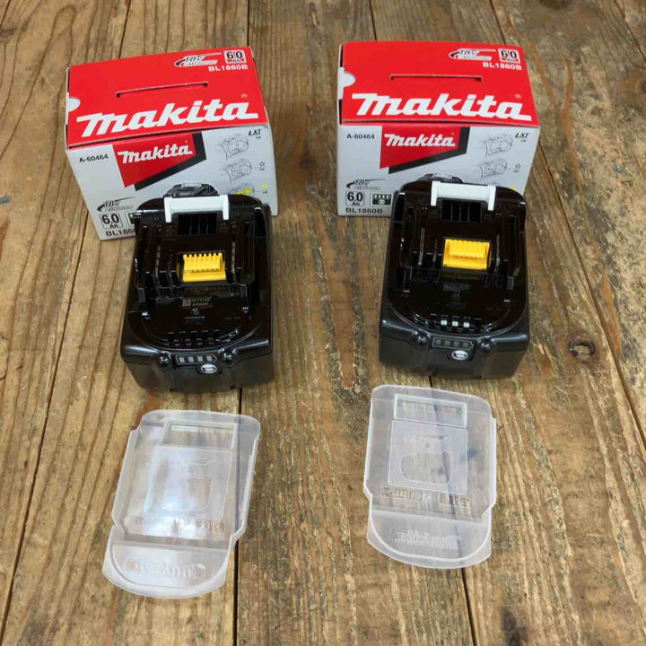 ≪特価≫マキタ(makita) リチウムイオンバッテリー 18V/6.0Ah BL1860B 計2点セット【所沢店】