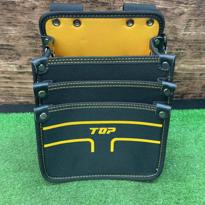 トップ (TOP) 電工用腰袋3段タイプ 中 カラビナ付 TPD-301M【川越店】