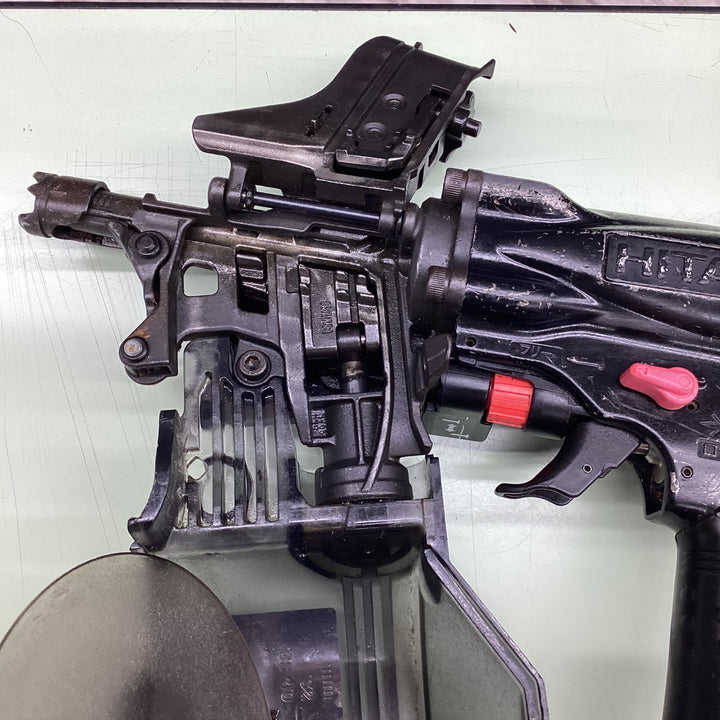 〇ハイコーキ(HIKOKI ※旧:日立工機) 高圧エア釘打ち機 NV65HMC　ブラック【越谷店】