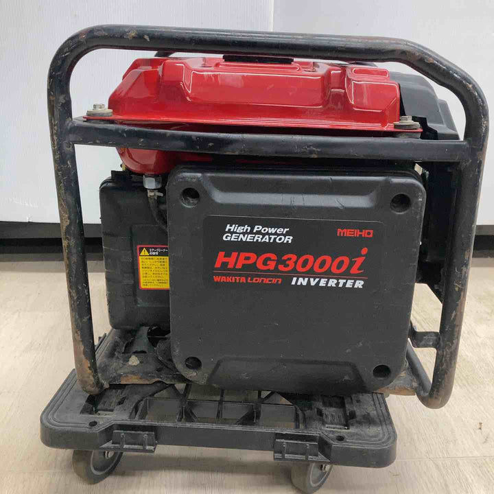 ◇MEIHO インバーター発電機 レッド・ブラック （HPG-3000i）【川越店】