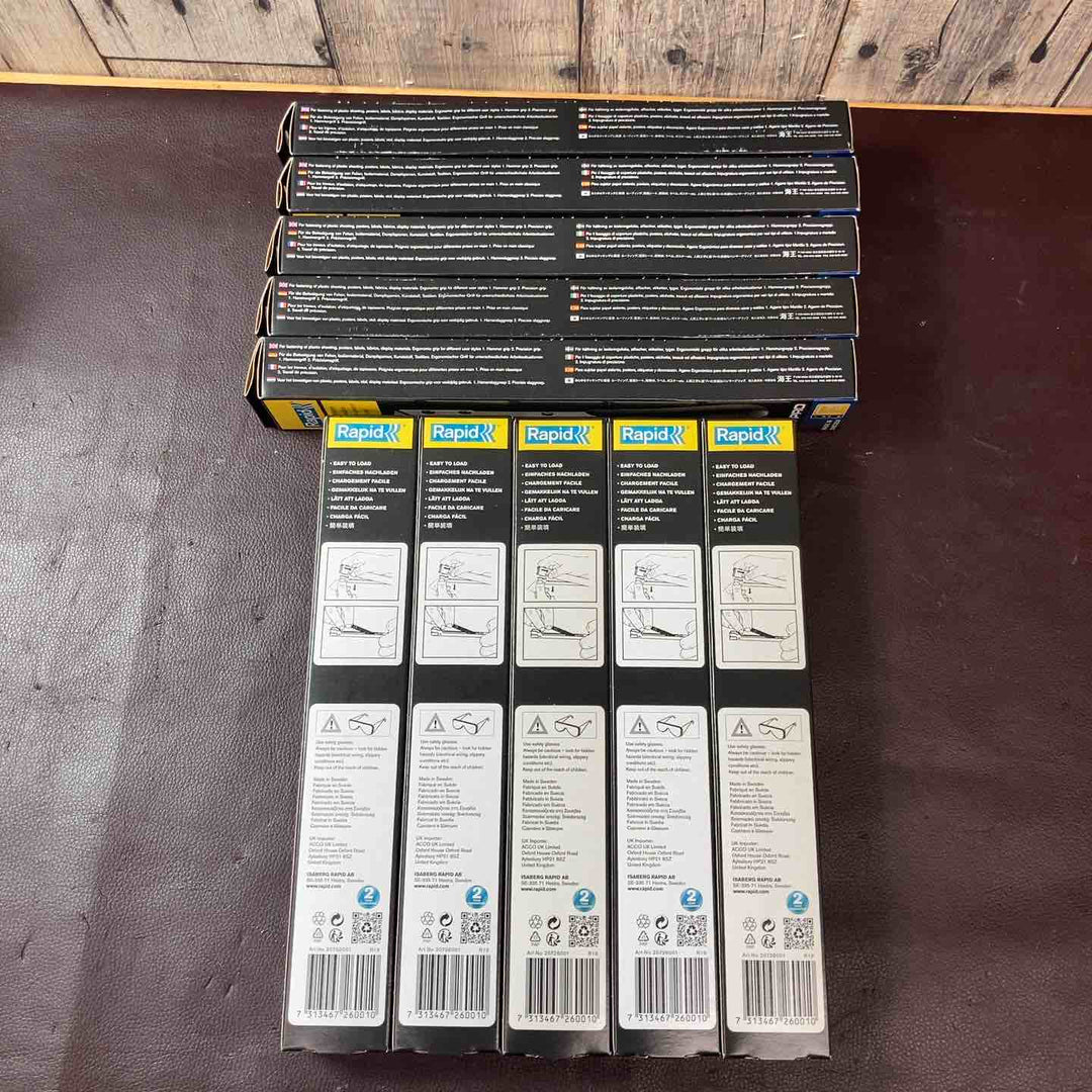 【未使用品(店頭展示品)】【まとめ売り】ラピッド(Rapid) ハンマータッカー R19E 10本まとめ【東大和店】