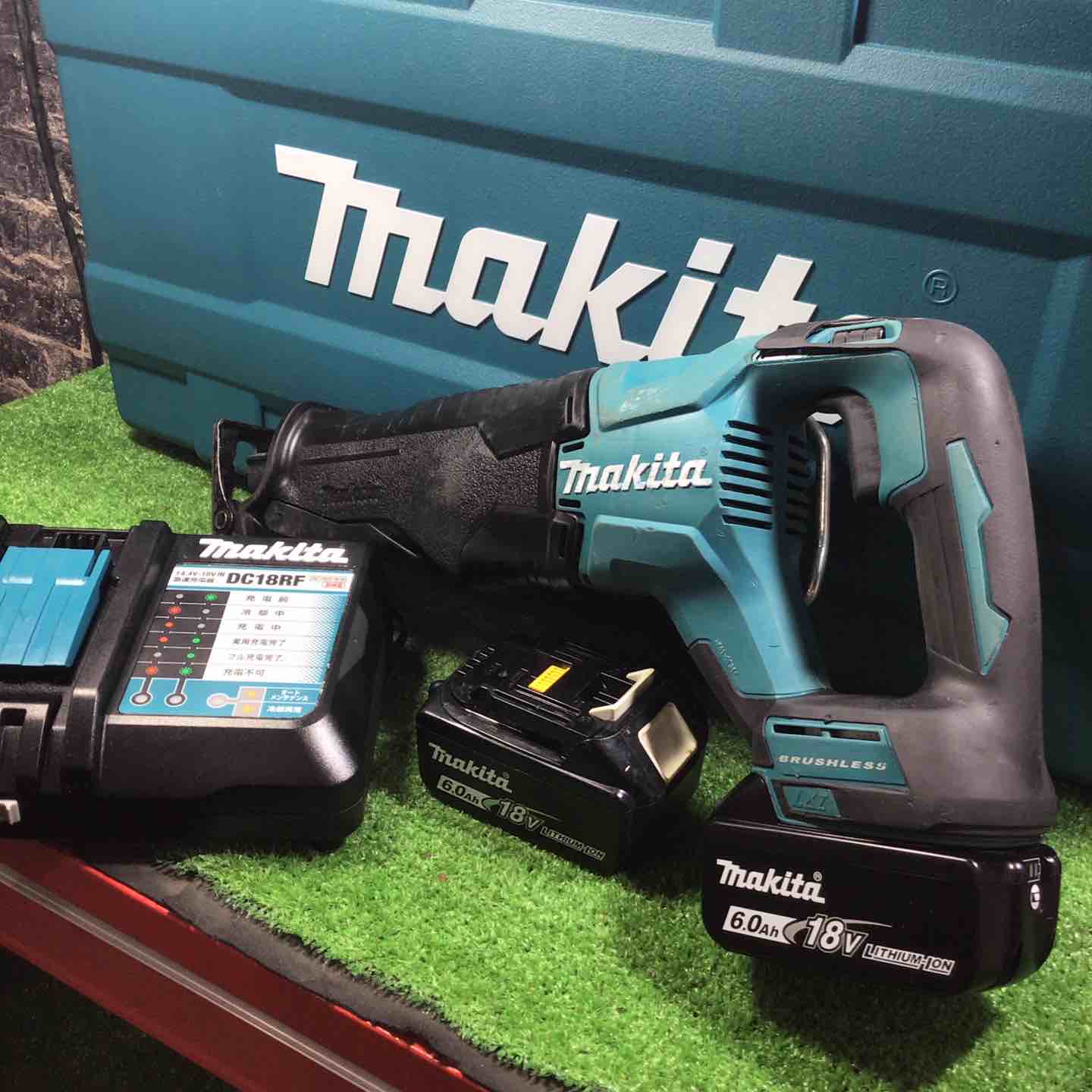 【未使用品(店頭展示品)】 マキタ(makita) 18V コードレスレシプロソー JR187DRGX フルセット品 【東大和店】 ☆マキタ(makita) 18V コードレスレシプロソー JR187DRGX【川口店