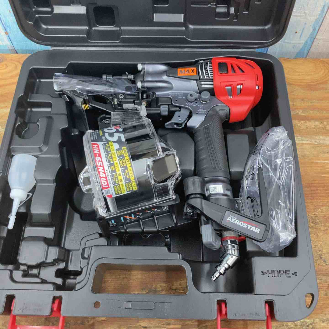 ★マックス(MAX) 高圧用釘打ち機 HN-65N4(D)_マットクールグレー【柏店】