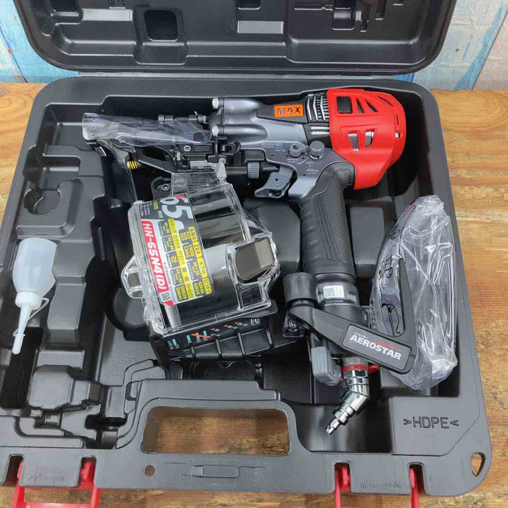★マックス(MAX) 高圧用釘打ち機 HN-65N4(D)_マットクールグレー【柏店】