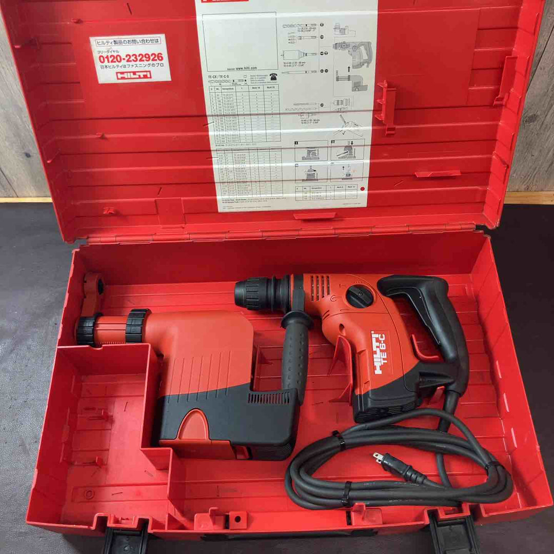 【中古品】 ヒルティ(HILTI) ハンマドリル TE6-C 集じんシステムTE6-DRS付き はつり機 【東大和店】