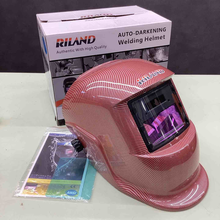 RILAND　溶接用自動遮光面　TIG溶接対応　X501 溶接面 遮光面 溶接遮光面 付属無【越谷店】