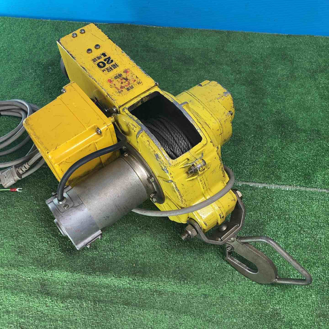 【ジャンク品】◇トーヨーコーケン(TKK) ベビーホイスト BH-400  電動ウインチ(ワイヤー)【岩槻店】