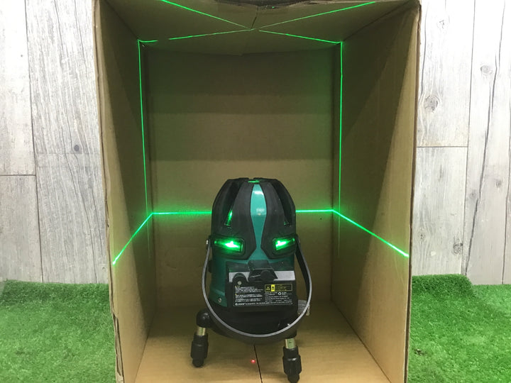 現状品◇VOICE レーザー墨出し器 グリーンレーザー VLG-8X　ガラス割れ有【富山店】●SC