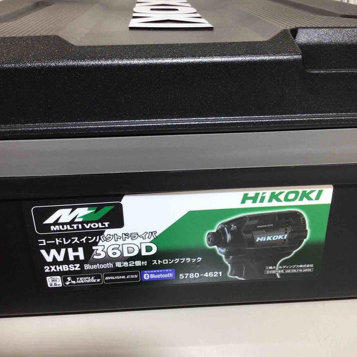 ★ハイコーキ(HIKOKI ※旧:日立工機) コードレスインパクトドライバ ストロングブラック WH36DD(2XHBSZ)【戸田店】