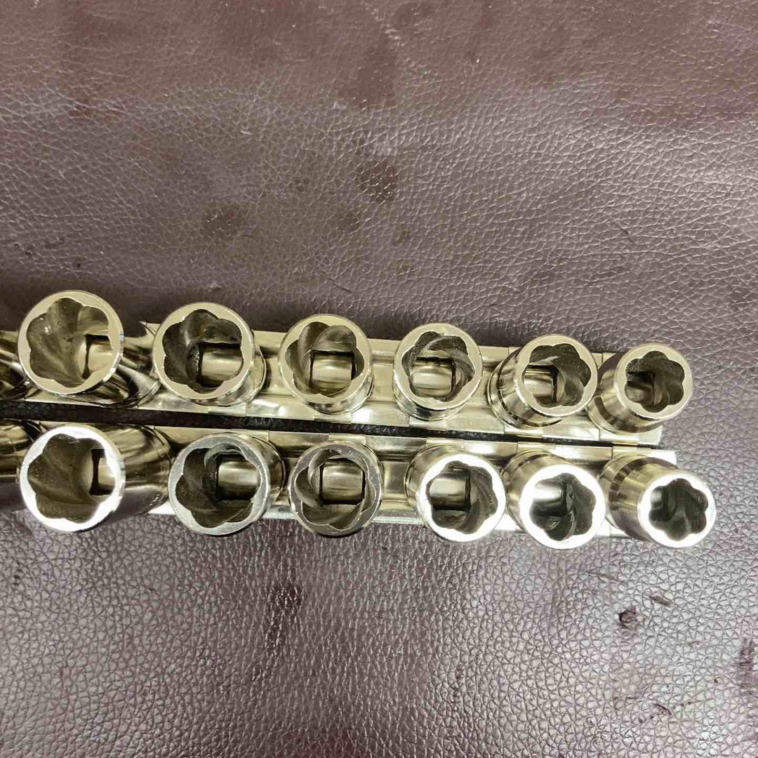 【中古美品】 ウィリアムズ(WILLIAMS)  3/8 (9.5mm) ターボソケットセット 9個セット TSMS3809×2セットまとめ 【東大和店】