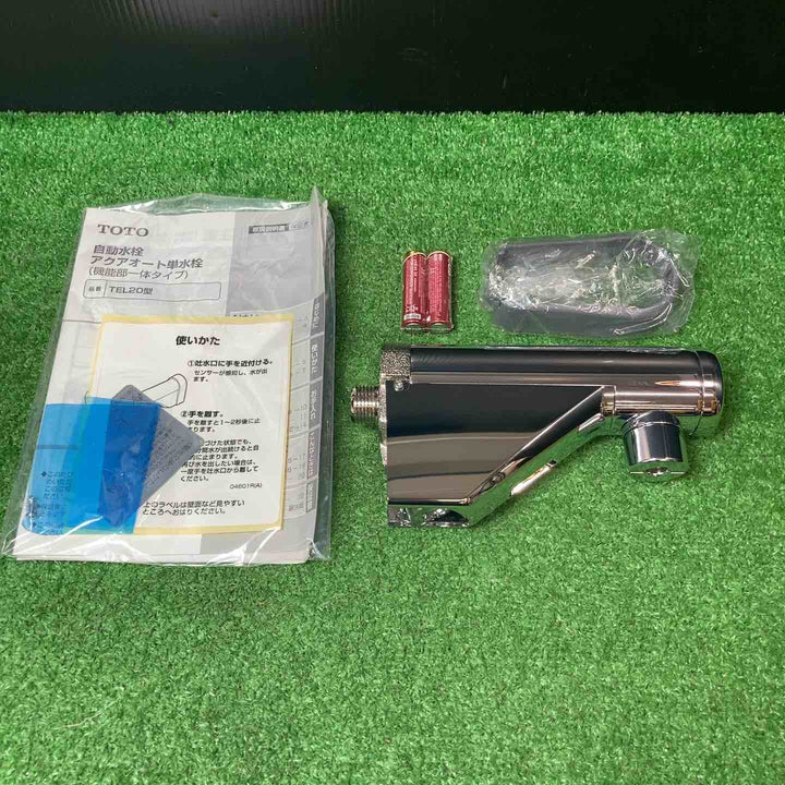 【未使用品(店頭展示品)】TOTO 壁付自動水栓(単水栓、乾電池、機能部一体)TEL20DSA【岩槻店】