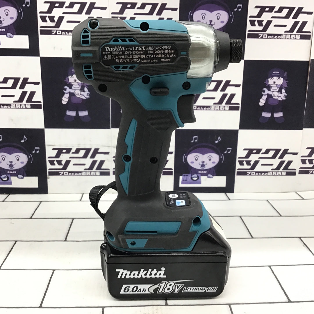 ★マキタ(makita) コードレスインパクトドライバー TD157DRGX【所沢店】