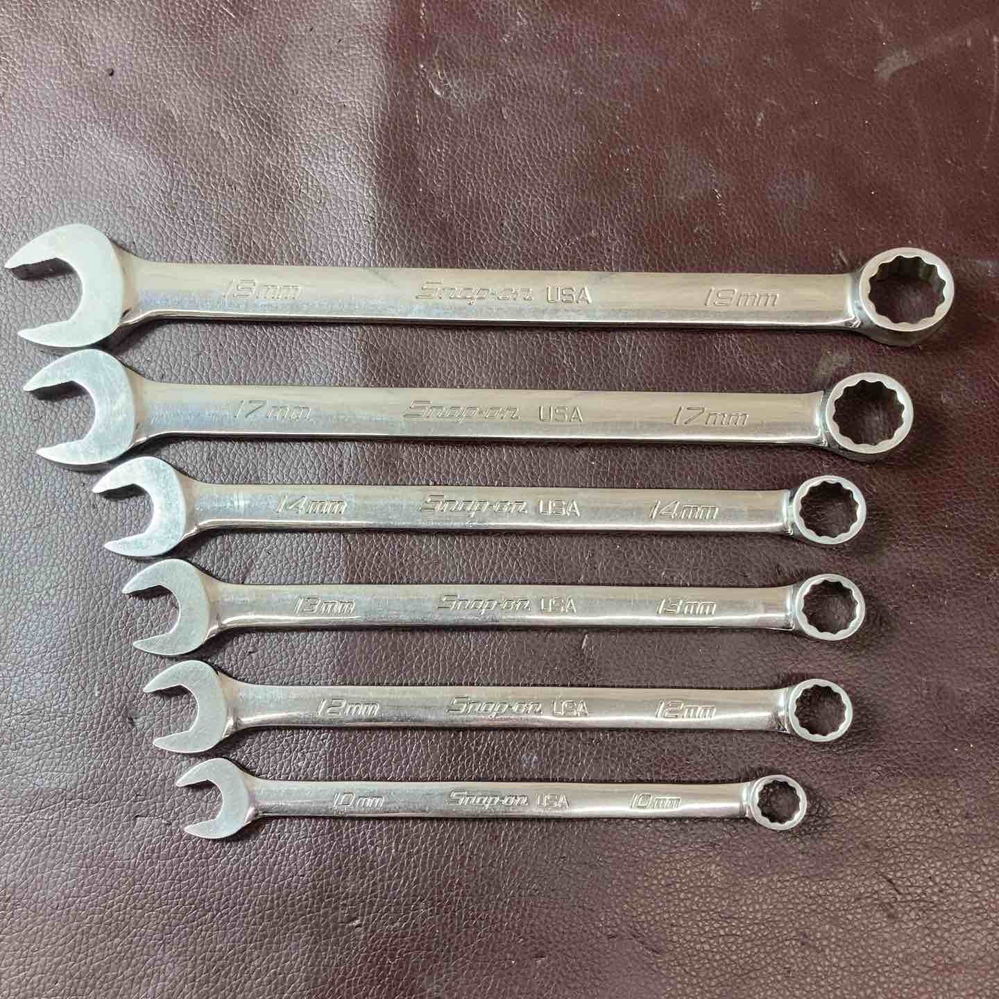 中古品】 スナップオン(Snap-on) コンビネーションレンチ 計6本