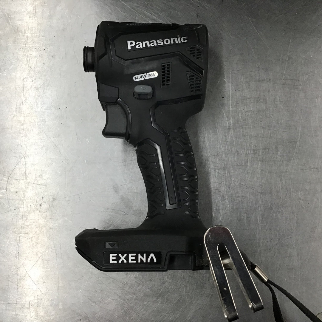 〇パナソニック 充電インパクトドライバー EZ1PD1 +BRAIN 18V5.0Ahバッテリー2個 アタッチメント付 EXENA Pシリーズ ブラック EZ1PD1J18A1B【戸田店】