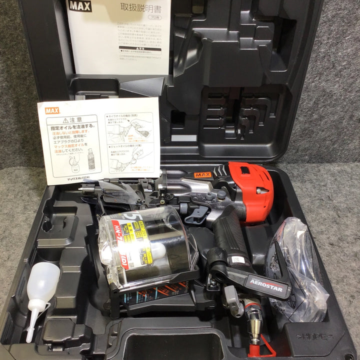★マックス(MAX) 高圧エア釘打ち機 HN-75N4(D)-G【桶川店】